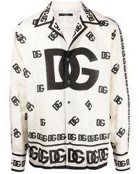 Dolce & Gabbana All Over Logo Print Shirt