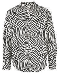 Phipps Asymmetric Checkered Shirt