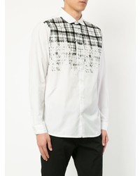 Education From Youngmachines Dissolved Check Shirt