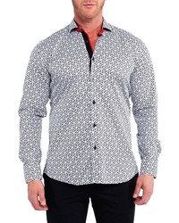Maceoo Einstein Crate White Contemporary Fit Button Up Shirt