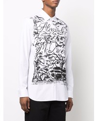 Alexander McQueen Graphic Logo Front Shirt