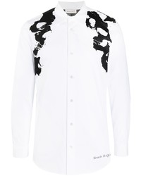 Alexander McQueen Graphic Print Cotton Shirt