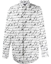 Just Cavalli Graphic Print Long Sleeved Shirt