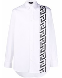 Versace Greca Print Cotton Shirt