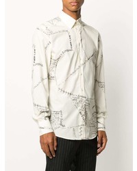 Dolce & Gabbana Logo Print Long Sleeve Shirt