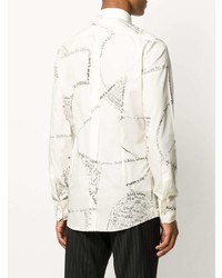 Dolce & Gabbana Logo Print Long Sleeve Shirt