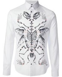McQ by Alexander McQueen Skeleton Print Shirt