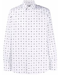 Karl Lagerfeld Monogram Cotton Shirt