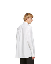 Valentino Off White And Black Flowersity Shirt
