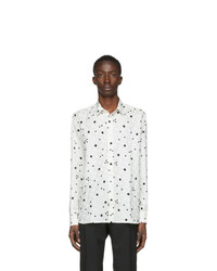 Saint Laurent Off White Silk Brilliant Shirt