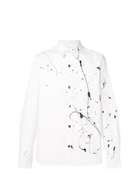 Vyner Articles Paint Print Fitted Shirt