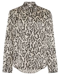 Edward Crutchley Snake Print Long Sleeve Shirt