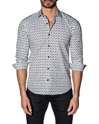 Jared Lang Trim Fit Scooter Button Up Shirt