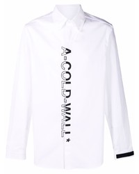 A-Cold-Wall* Vertical Logo Print Shirt