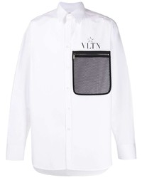 Valentino Vltnstar Oversized Pocket Shirt
