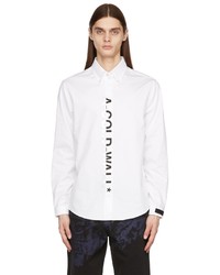 A-Cold-Wall* White Split Logo Essential Shirt