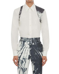 Alexander McQueen X Ray Print Harness Button Up Shirt
