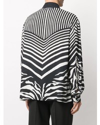 Just Cavalli Zebra Print Long Sleeved Shirt