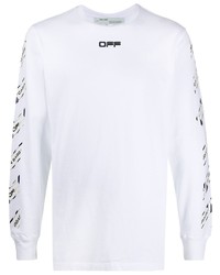 Off-White Airport Tape Long Sleeved T Shirt