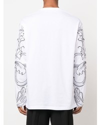 Versace Barocco Sleeve Medusa Print T Shirt
