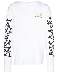 Amiri Bones Logo Print T Shirt