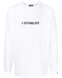 A Bathing Ape Busy Works Logo Print T Shirt
