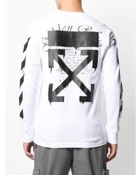 Off-White Dripping Arrows Long Sleeved T Shirt