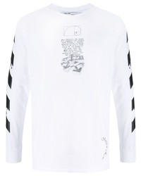 Off-White Dripping Arrows Long Sleeved T Shirt