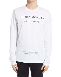 AllSaints Flora Mortis Long Sleeve Graphic Tee