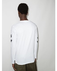 Alexander McQueen Graffiti Logo Long Sleeve T Shirt