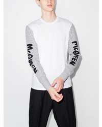 Alexander McQueen Graffiti Long Sleeve T Shirt