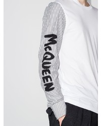 Alexander McQueen Graffiti Long Sleeve T Shirt
