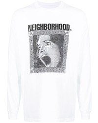 Neighborhood Graphic Print Long Sleeved T Shirt