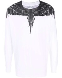 Marcelo Burlon County of Milan Icon Wings Regular Ls T Shirt White Blac