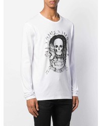 Alexander McQueen Long Sleeve Skull T Shirt