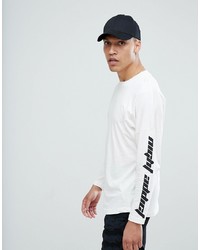 Night Addict Long Sleeve T Shirt With Sleeve Print