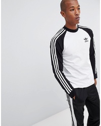 adidas Originals Long Sleeve Top In White Dh5793
