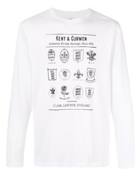Kent & Curwen Long Sleeved Cotton T Shirt