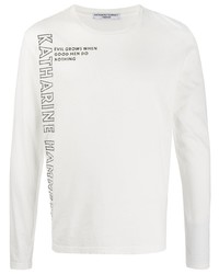 Katharine Hamnett London Long Sleeved Logo T Shirt