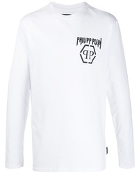 Philipp Plein Long Sleeved Logo T Shirt