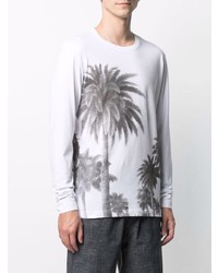 Hydrogen Palm Tree Print T Shirt