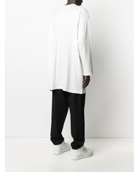 Yohji Yamamoto Photographic Print Long Sleeve T Shirt