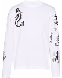 Prada Siren Print T Shirt
