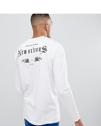 ASOS DESIGN T Sleeve T Shirt With New Orleans City Back Print
