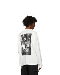 Y-3 White Alleyway Graphic Long Sleeve T Shirt