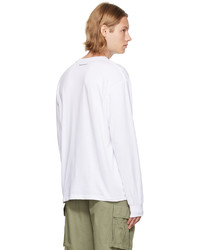 thisisneverthat White Cotton Long Sleeve T Shirt