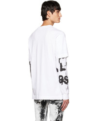 1017 Alyx 9Sm White Graphic Long Sleeve T Shirt