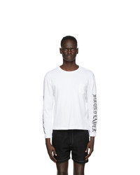 Second/Layer White Long Sleeve T Shirt