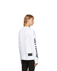 We11done White Pf20 Long Sleeve T Shirt