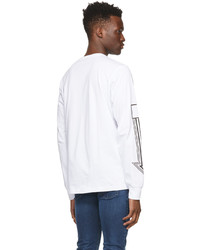 Diesel White T Just Ls A8 Long Sleeve T Shirt